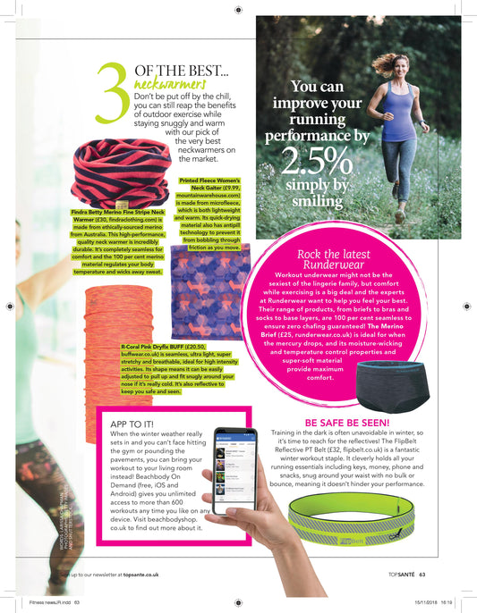 FINDRA Neckwarmer in Top Sante
