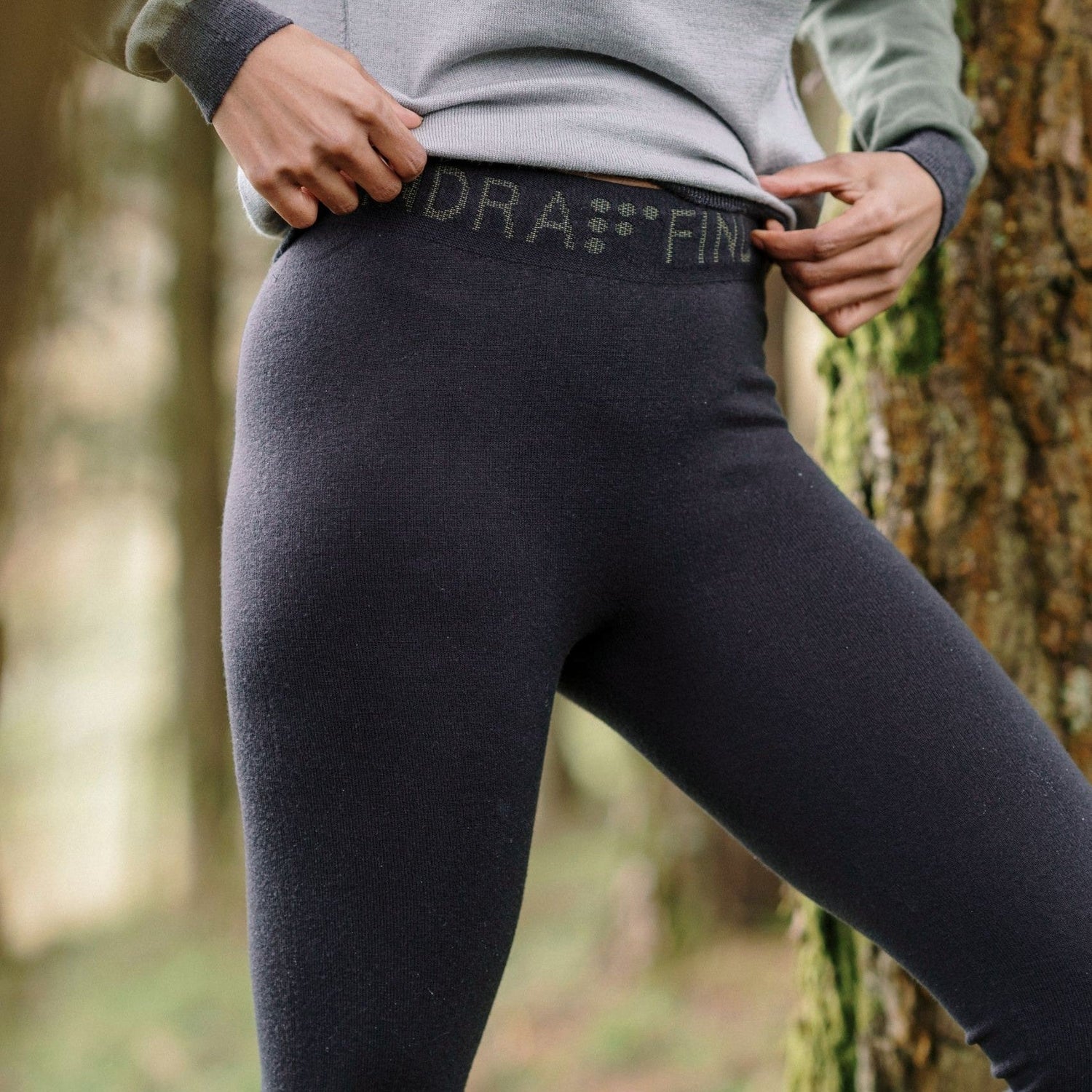 FINDRA Leena Leggings Printed in Olive Green