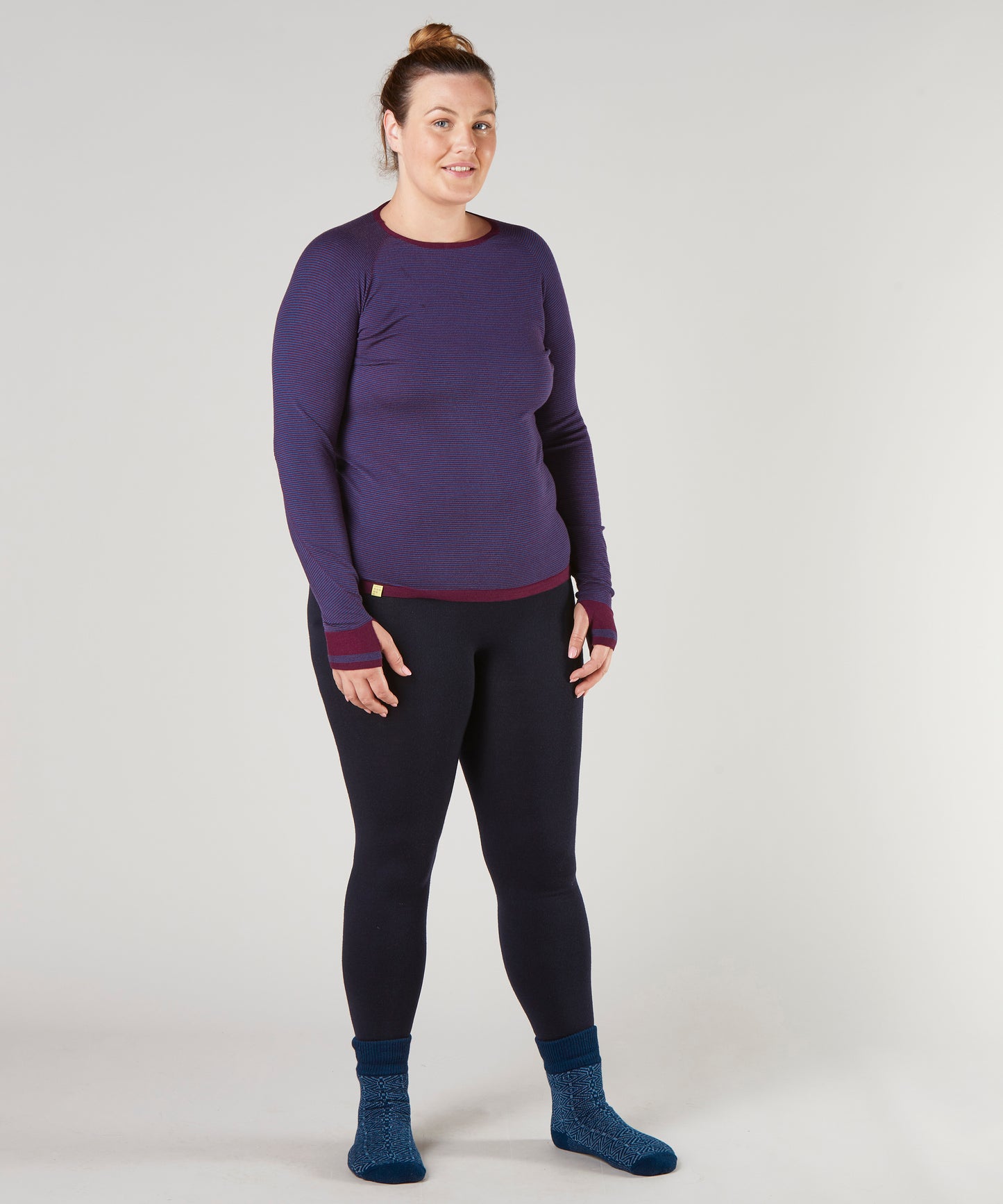 Fern Stripe Merino Base Layer