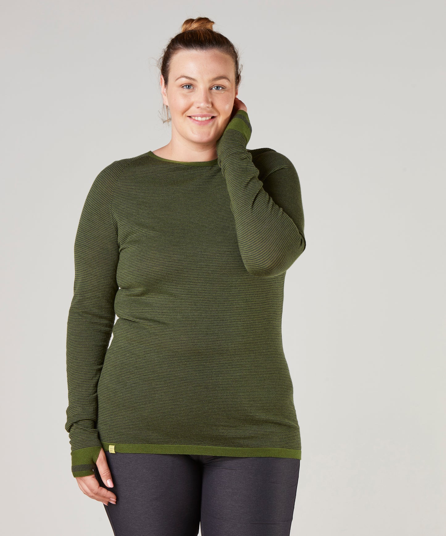 Fern Stripe Merino Base Layer