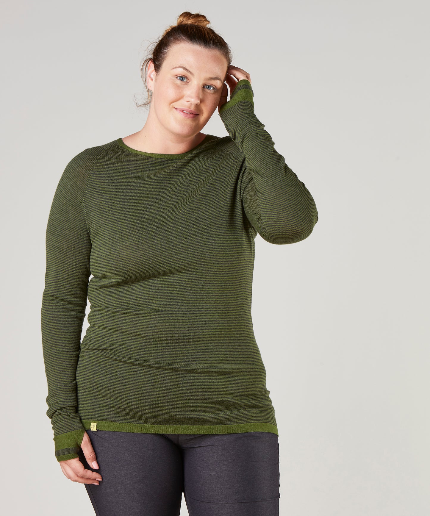 Fern Stripe Merino Base Layer