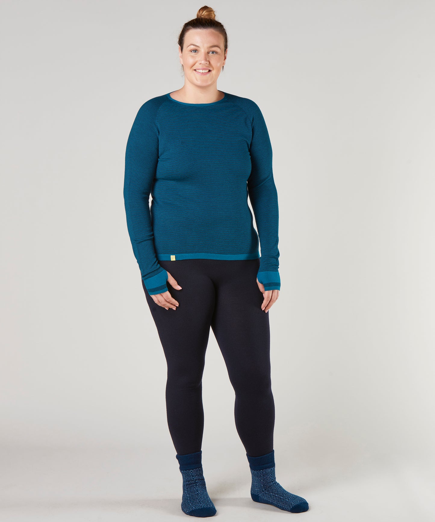 Fern Stripe Merino Base Layer