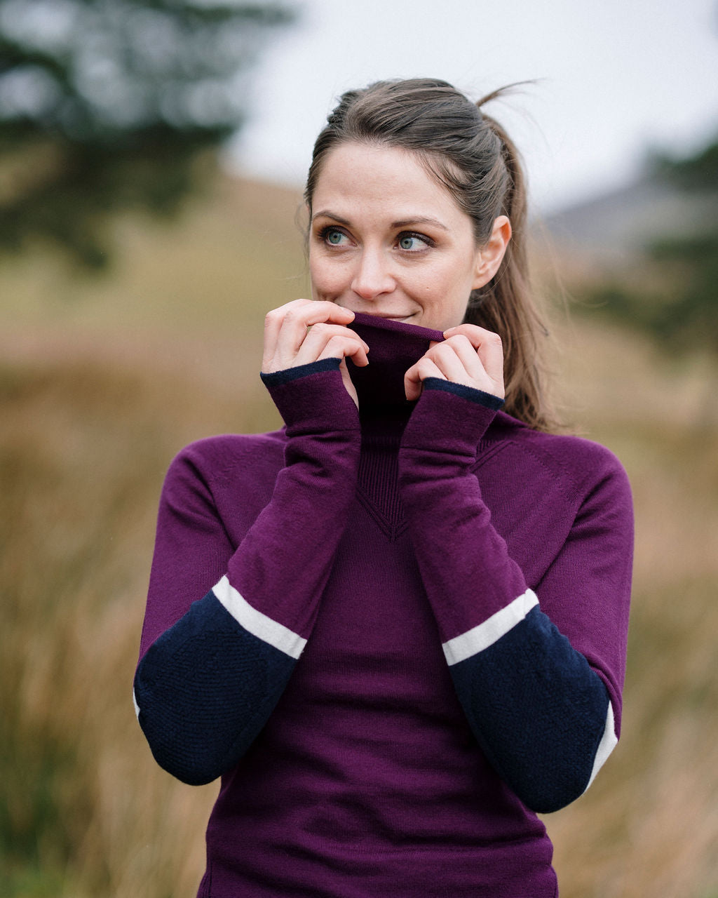 Marin Merino Cowl Neck Top