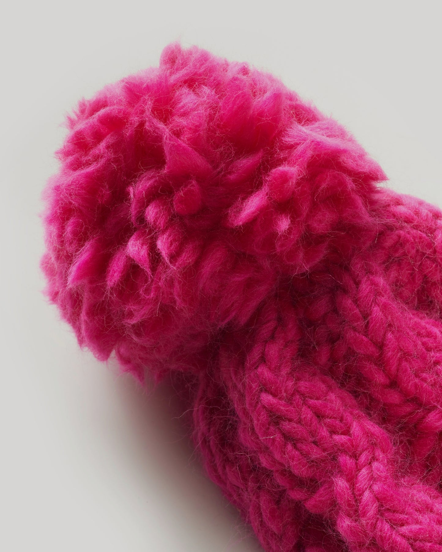 100% Merino Cable Bobble Hat