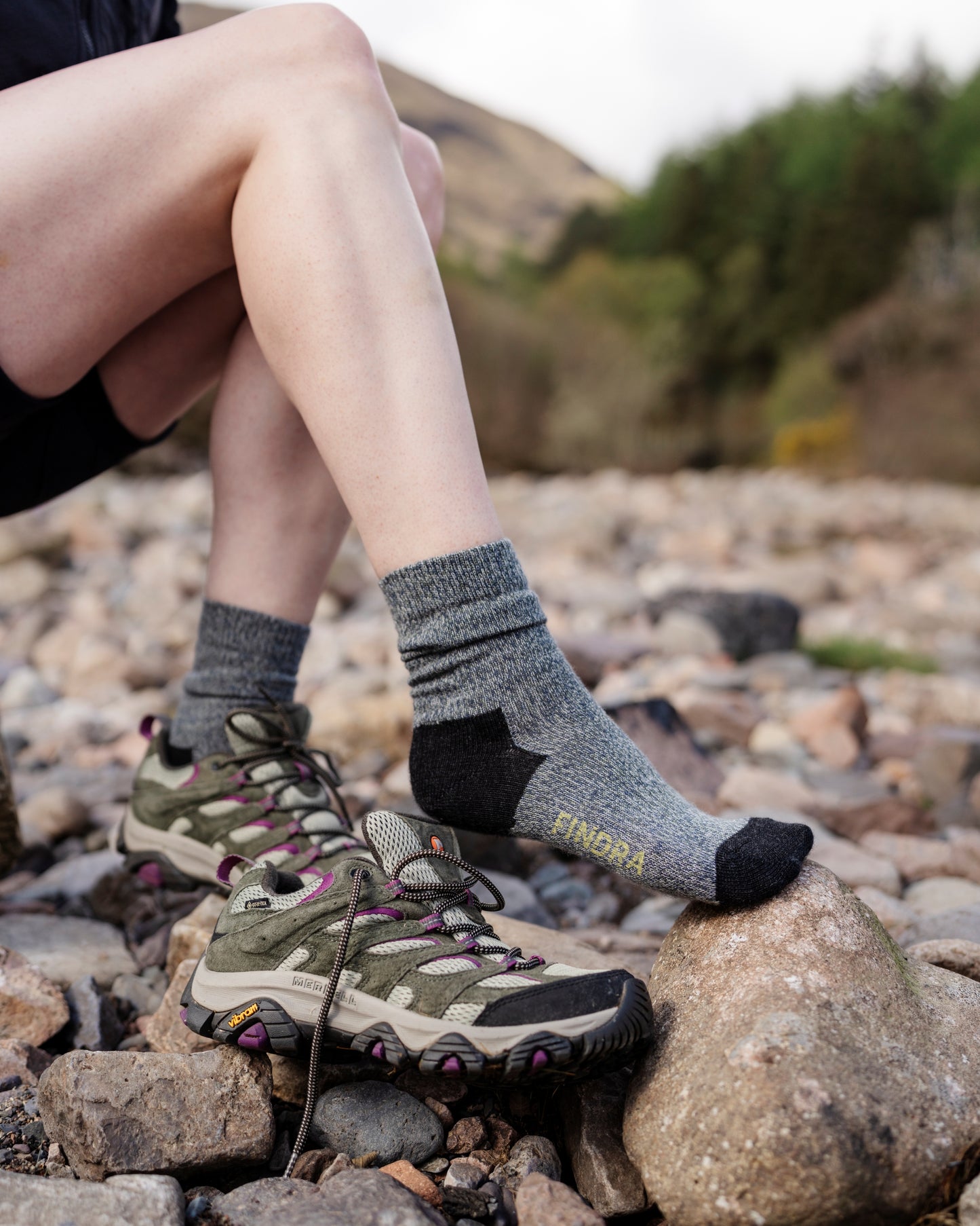 Skye Marl Merino Socks