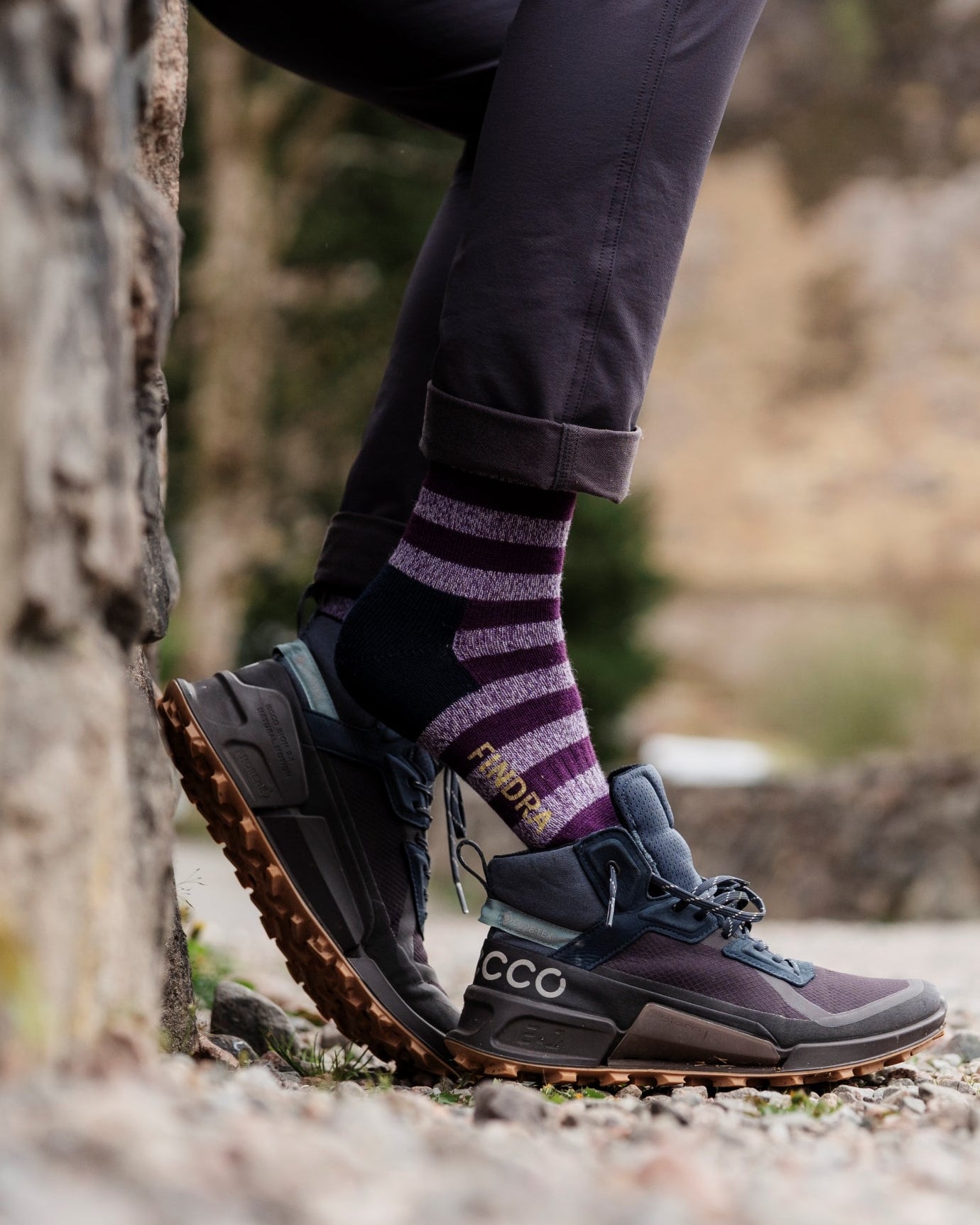 Skye Stripe Merino Socks