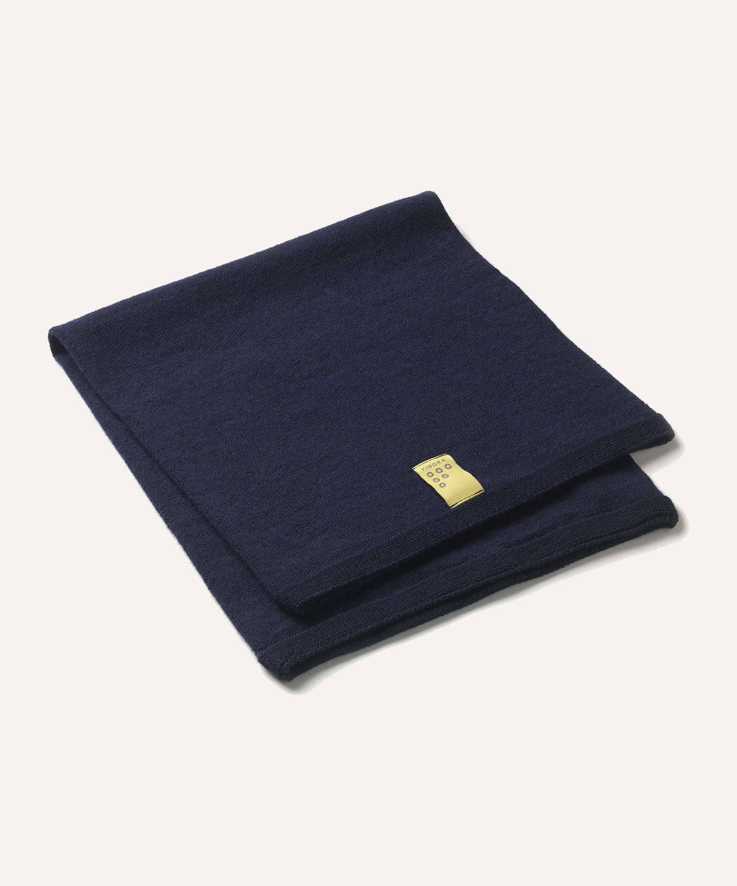 FINDRA Betty Neck Warmer Plain Dark Navy Folded