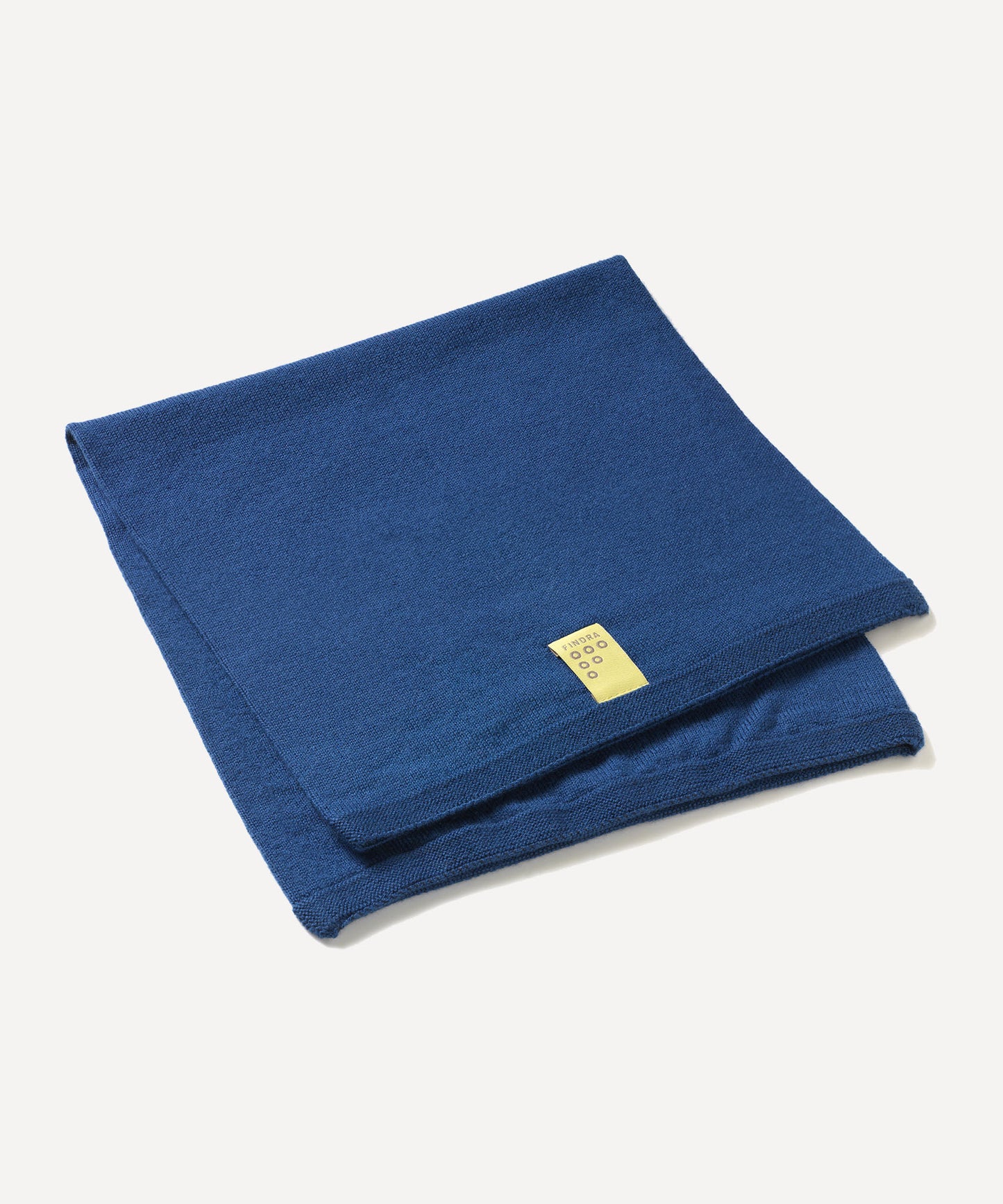 FINDRA Betty Neck Warmer Plain French Blue Folded