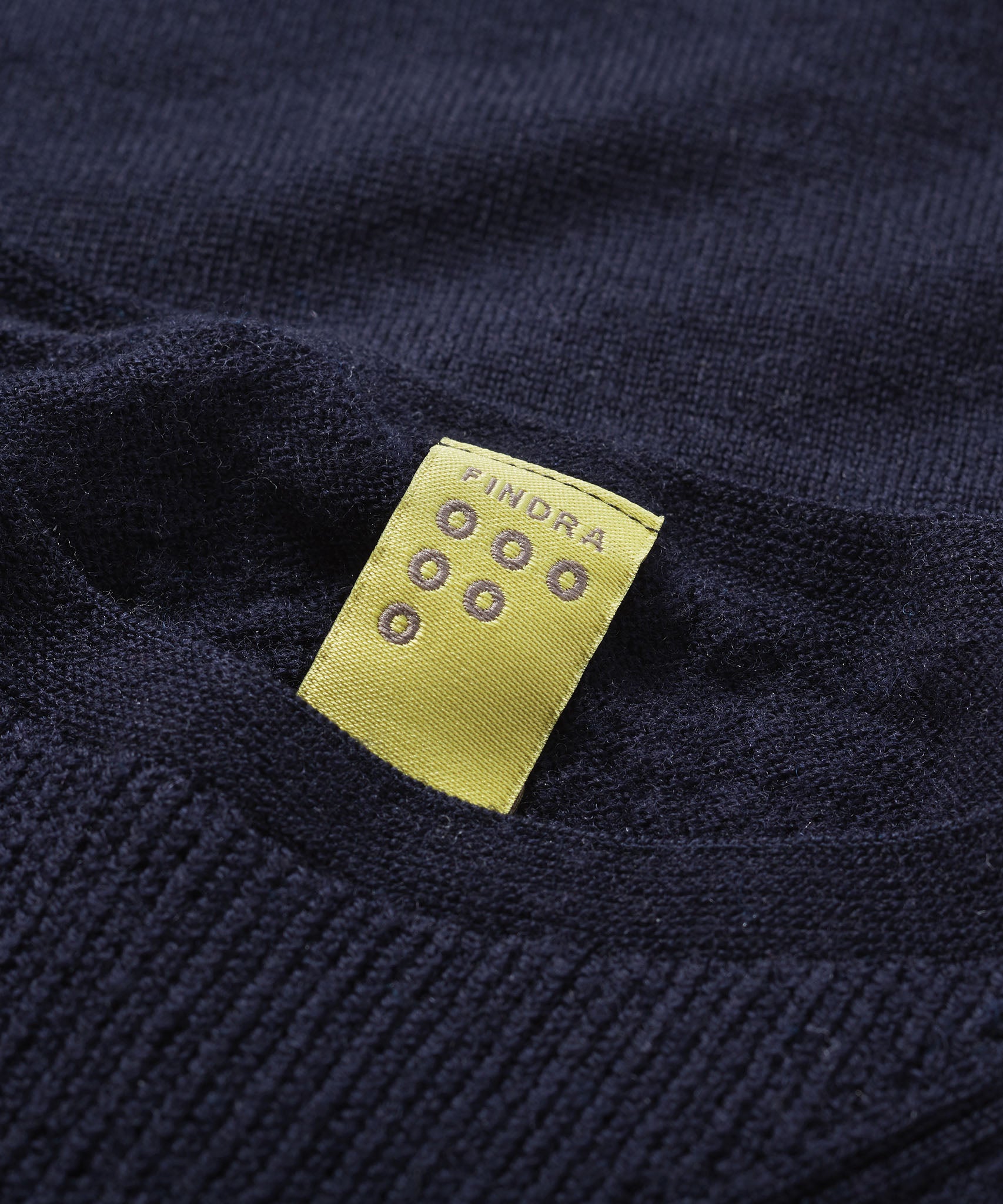 FINDRA Route Womens Merino T Shirt Dark Navy Label