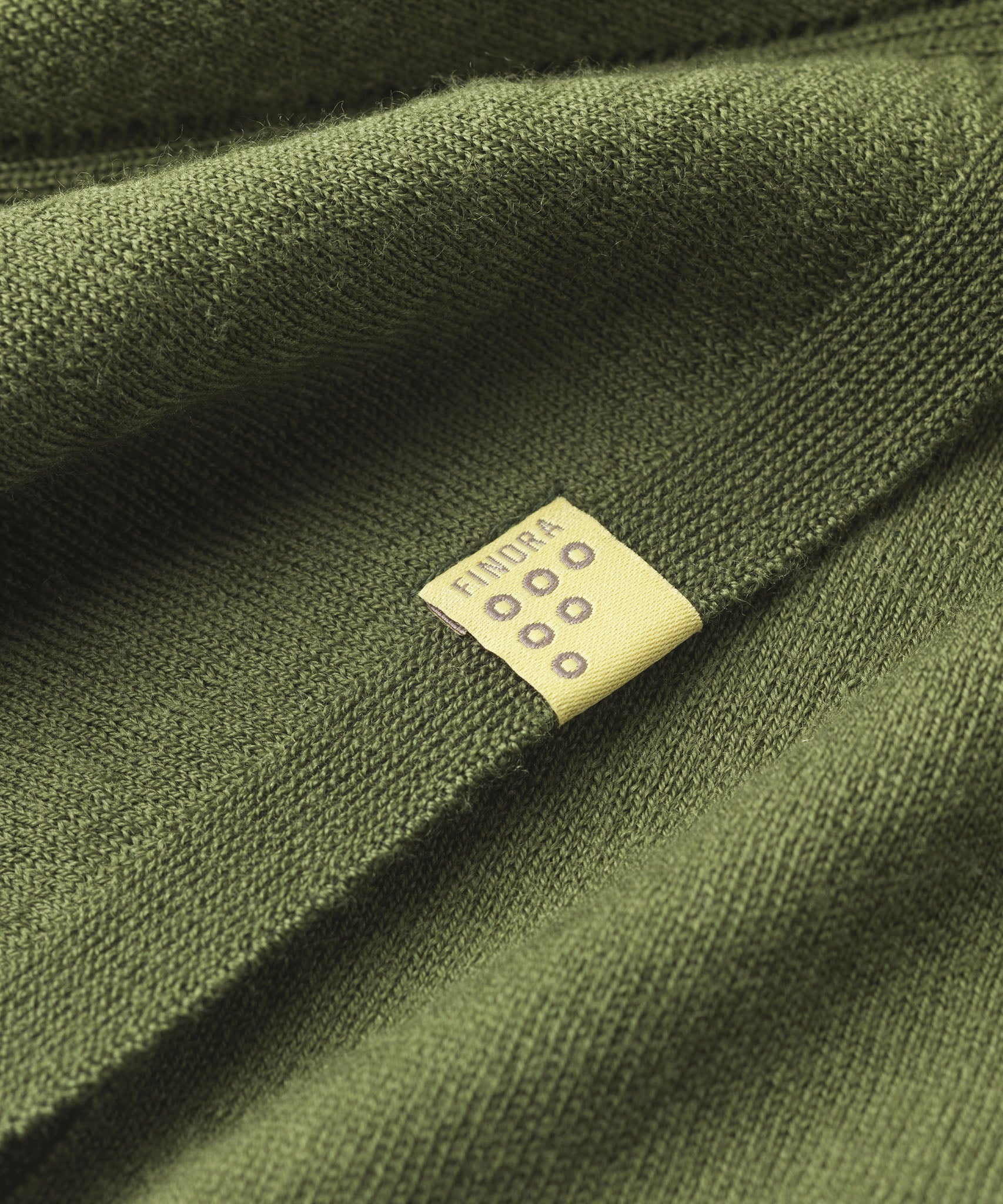 FINDRA Route Womens Merino T Shirt Moss Green Label