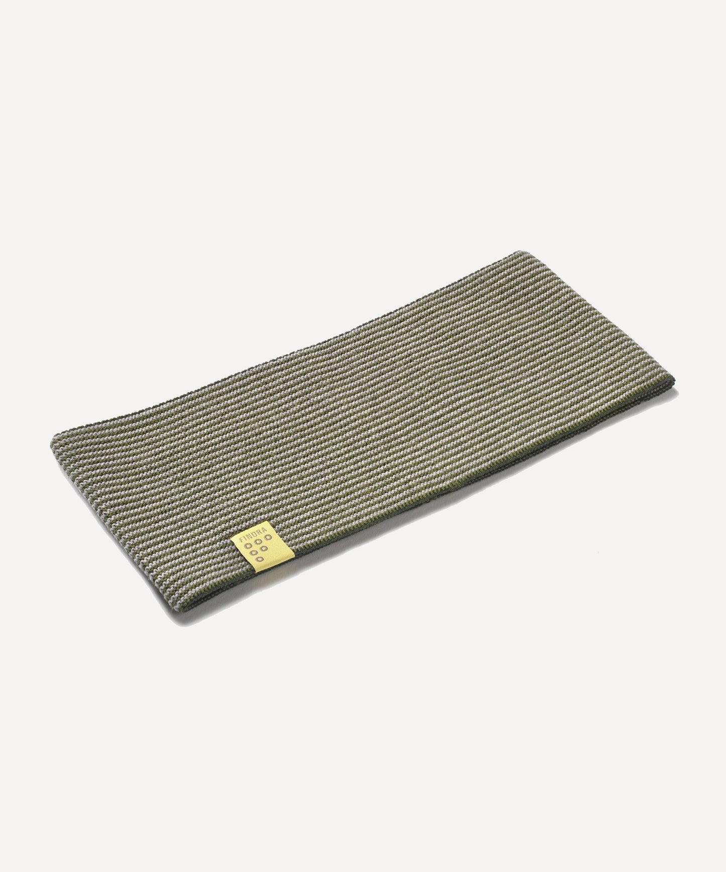 FINDRA Dark Navy Betty Head Band Stripe Moss Green Charcoal Flat
