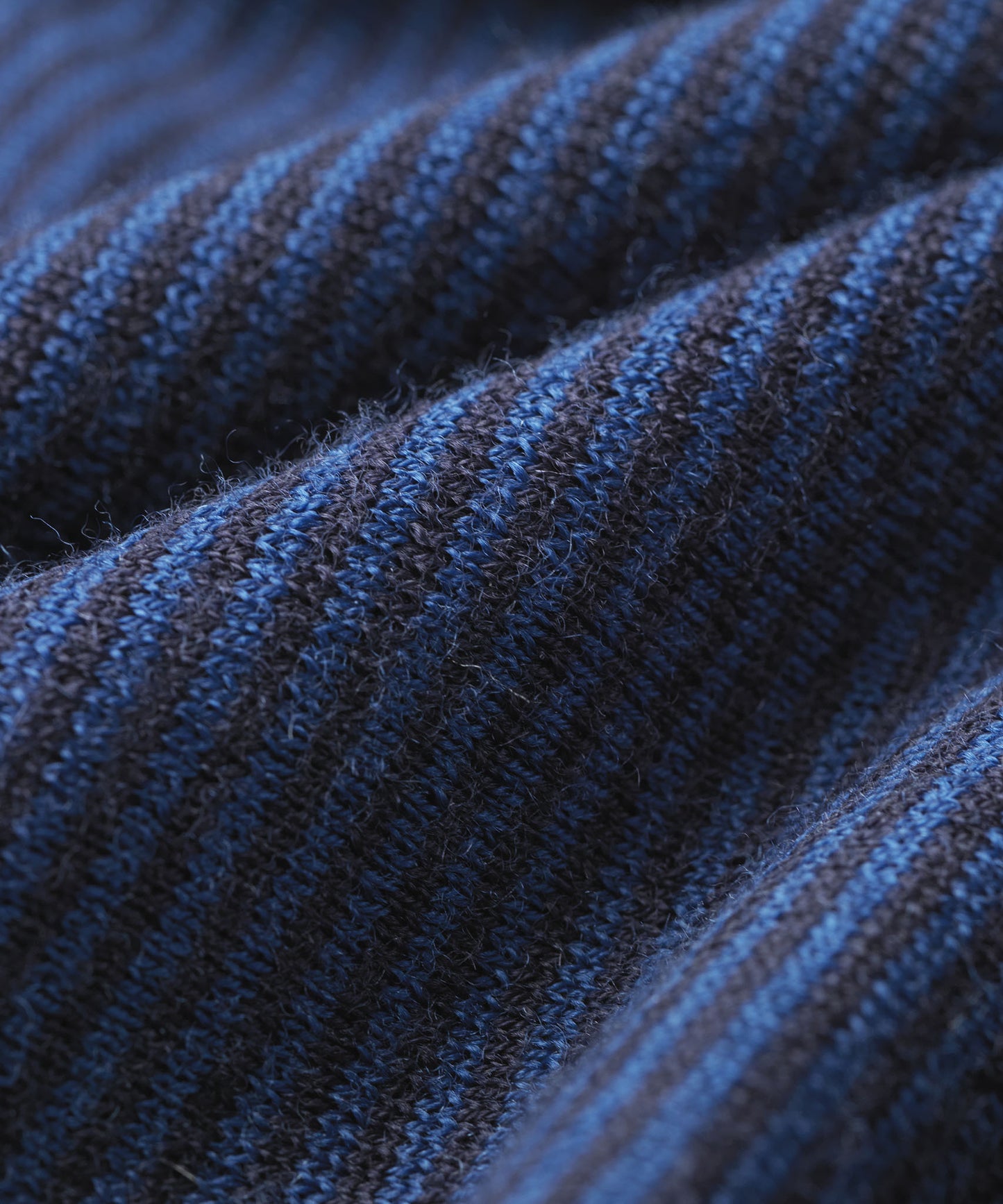 FINDRA Leithen Mens Merino Stripe Base Layer Dark Navy Material