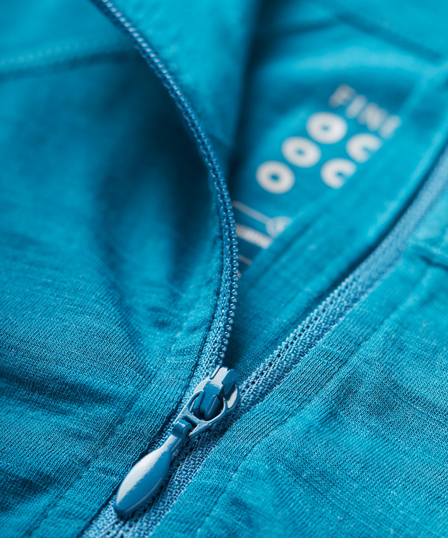 FINDRA Iona Merino Zip Neck Top Zip Collar