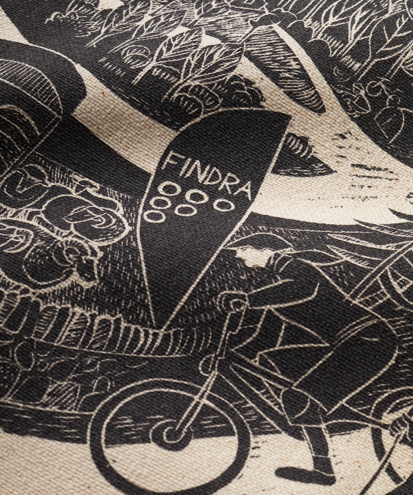 FINDRA Outdoor Spirit Tea Towel Detail