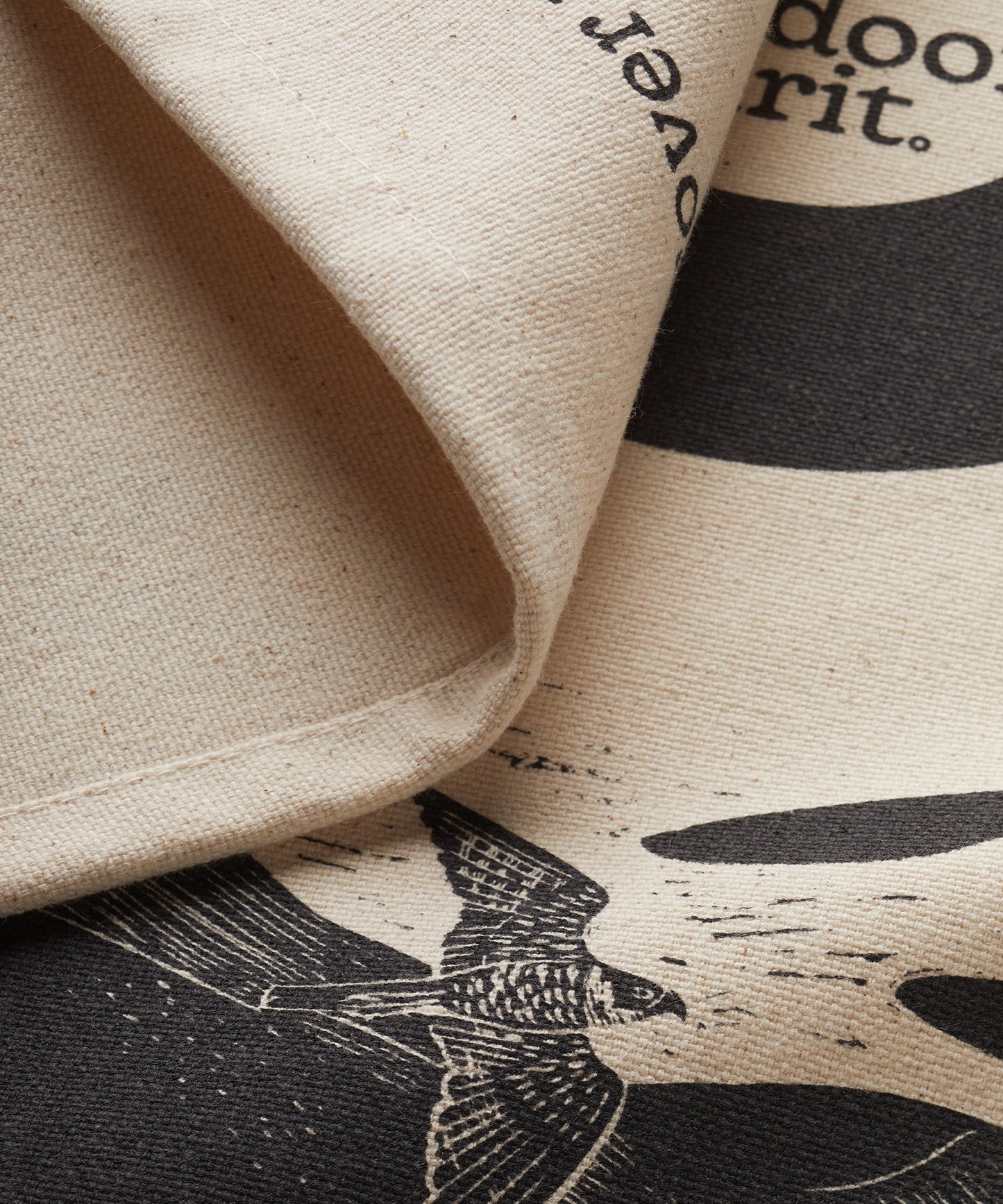 FINDRA Outdoor Spirit Tea Towel Detail