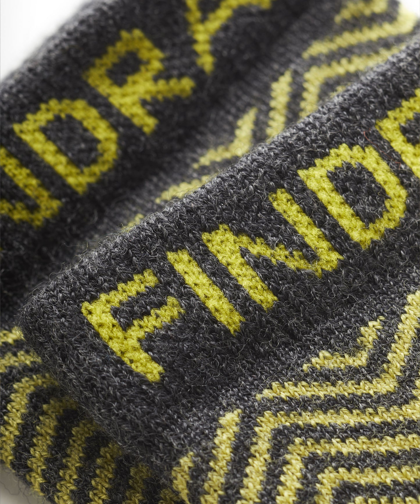 FINDRA Skye Herringbone Merino Socks Pollen Cuff