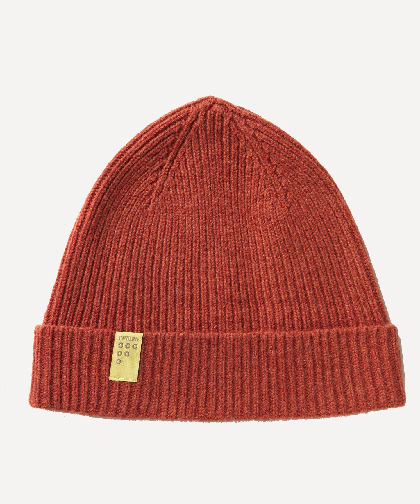 FINDRA Tweed Lambswool Beanie Ember