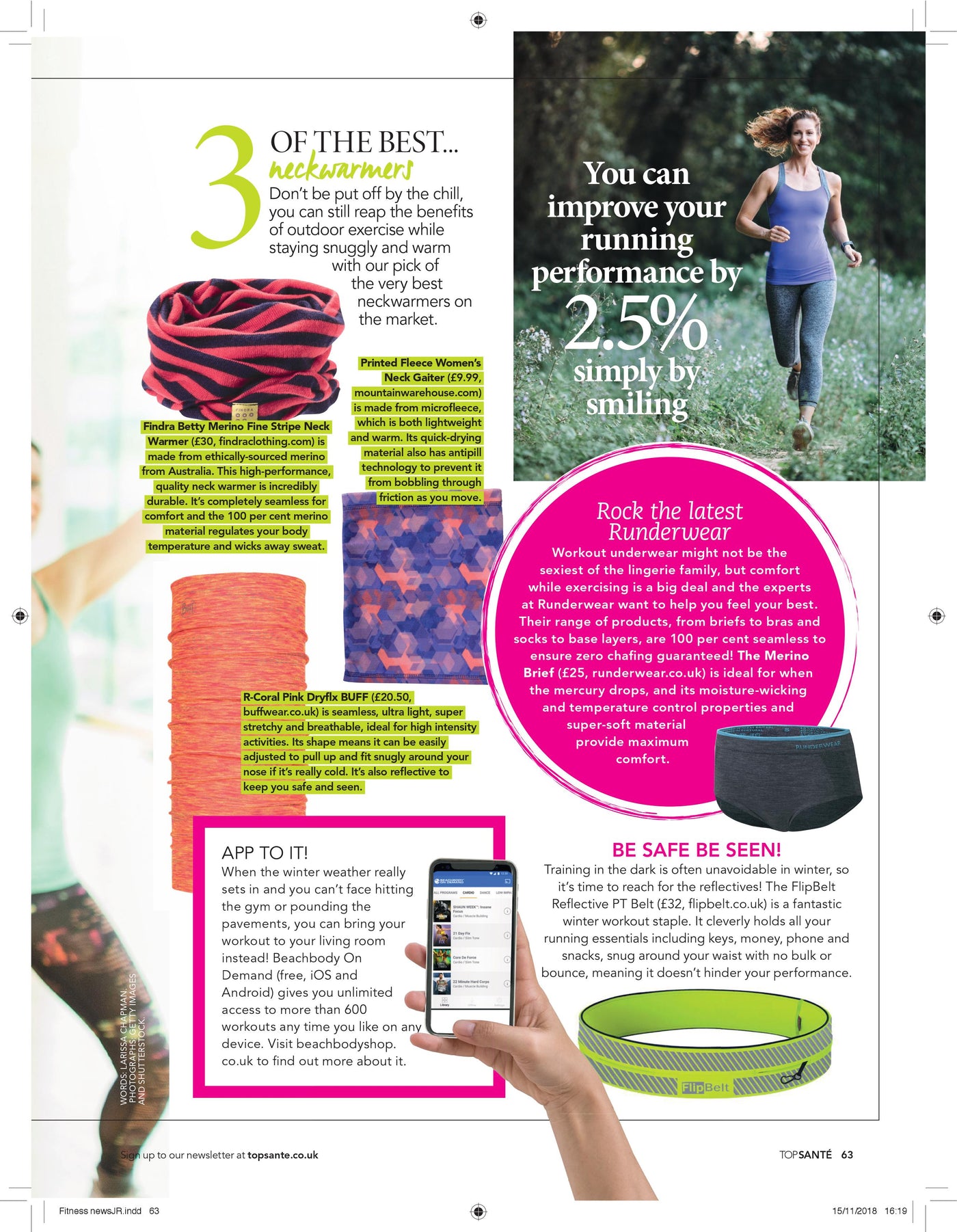 FINDRA Neckwarmer in Top Sante