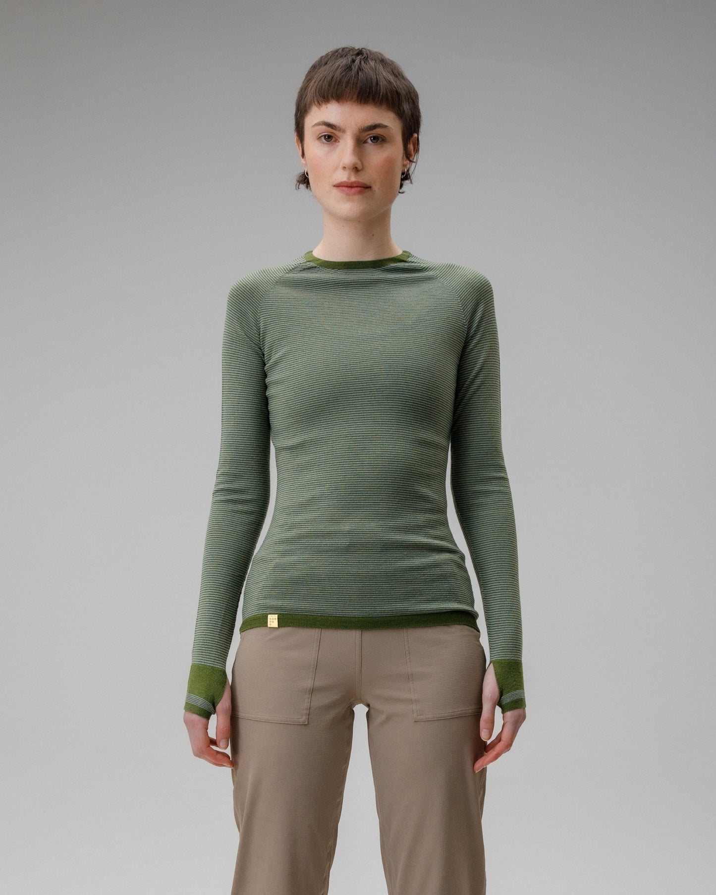 Fern Stripe Merino Base Layer