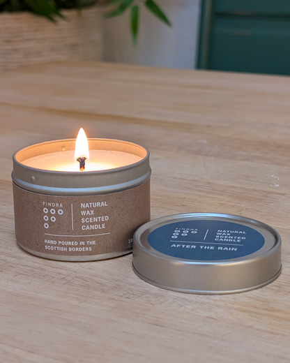 Natural Wax Scented Candle – Travel Tin (100g)