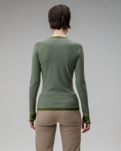 Fern Stripe Merino Base Layer