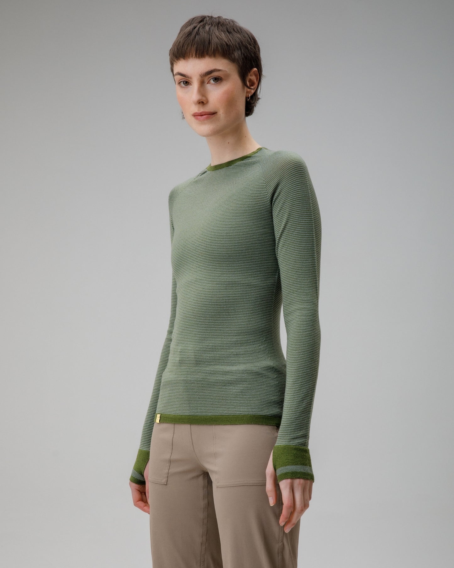 Fern Stripe Merino Base Layer