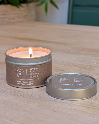 Natural Wax Scented Candle – Travel Tin (100g)