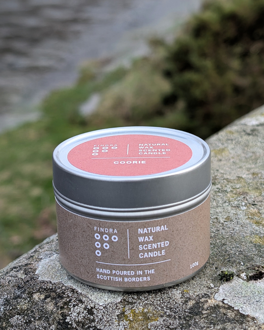 Natural Wax Scented Candle – Travel Tin (100g)