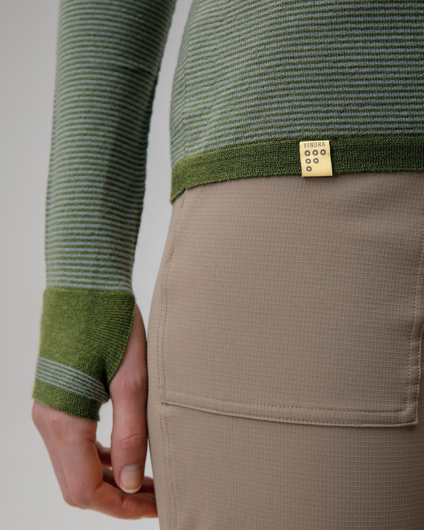 Fern Stripe Merino Base Layer