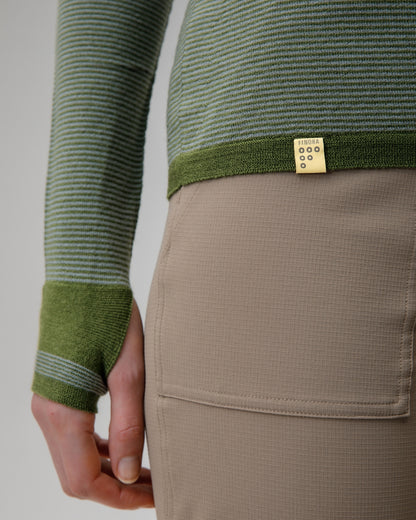 Fern Stripe Merino Base Layer