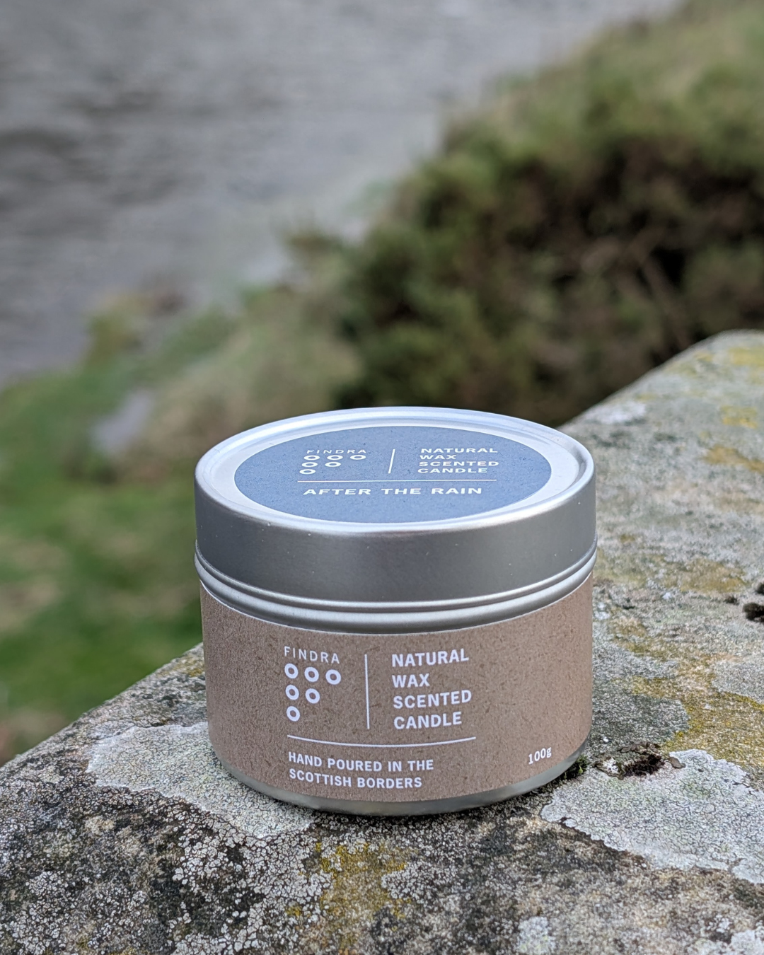 Natural Wax Scented Candle – Travel Tin (100g)