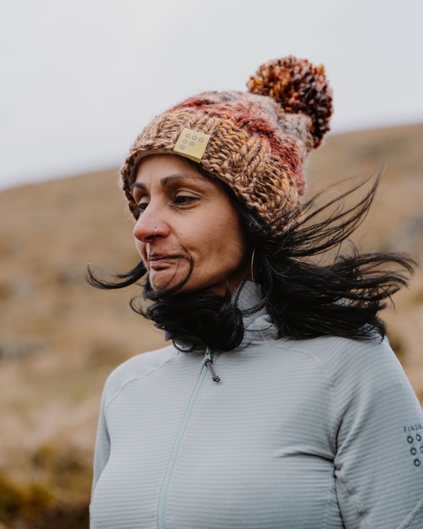 Merino Blend Cable Bobble Hat