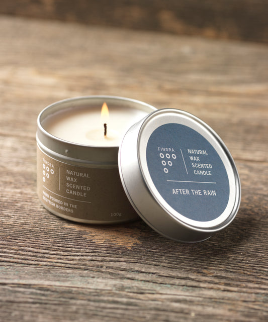 Natural Wax Scented Candle – Travel Tin (100g)