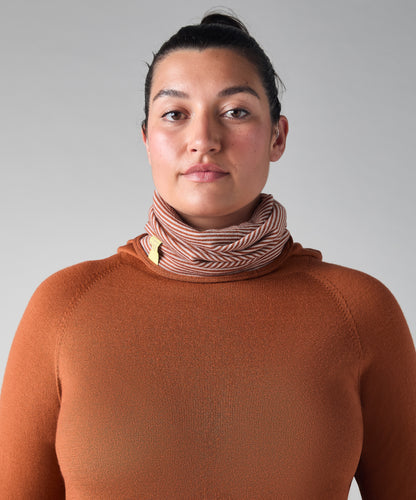 Betty Merino Fine Stripe Neck Warmer