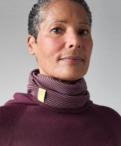 Betty Merino Fine Stripe Neck Warmer