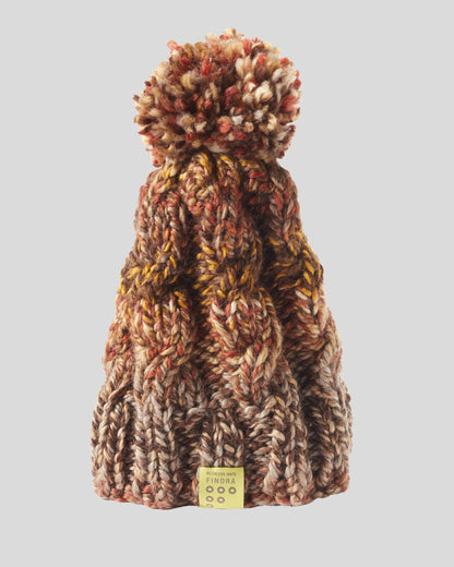 Merino Blend Cable Bobble Hat