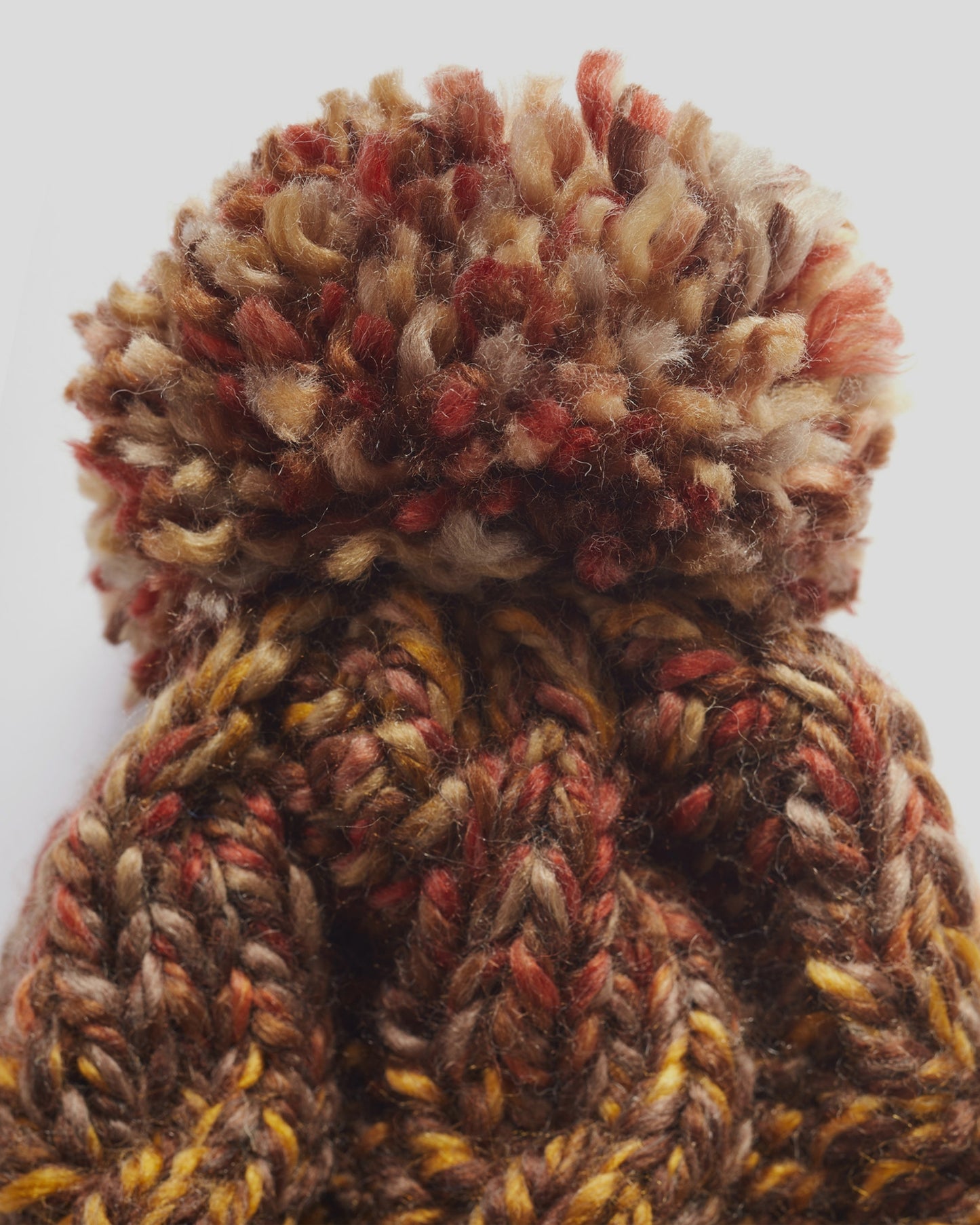 Merino Blend Cable Bobble Hat