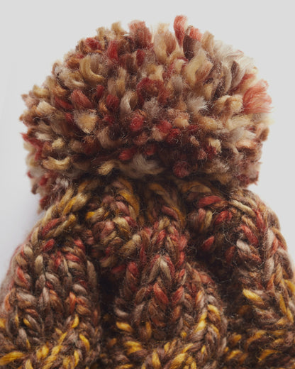 Merino Blend Cable Bobble Hat