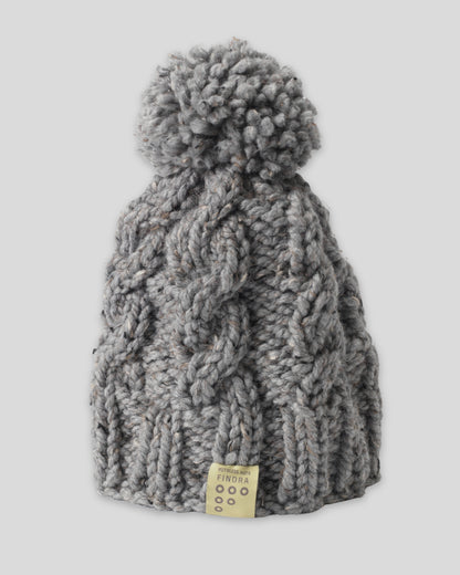 Merino Blend Cable Bobble Hat