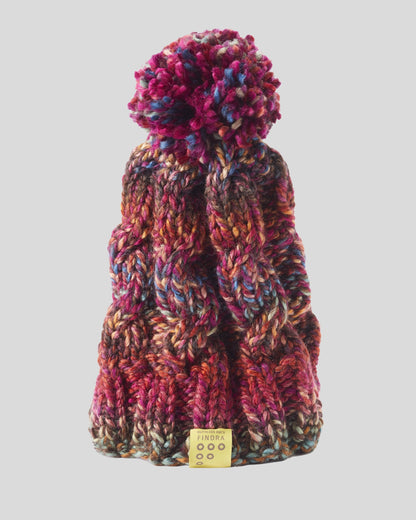 Merino Blend Cable Bobble Hat