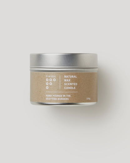 Natural Wax Scented Candle – Travel Tin (100g)