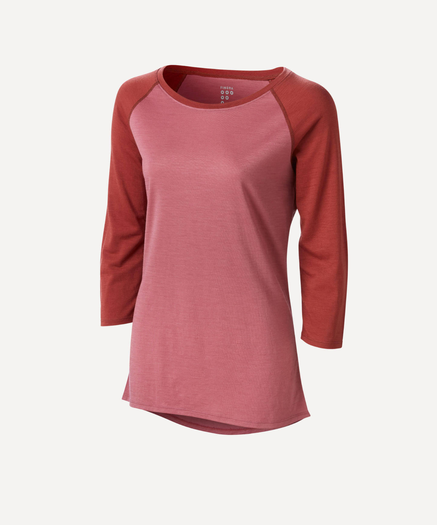 Cara  3/4 Sleeve Raglan Crew Neck