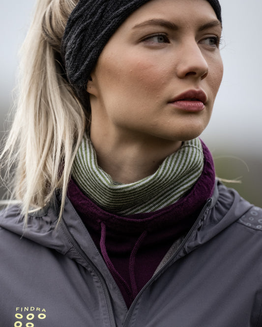 Betty Merino Fine Stripe Neck Warmer