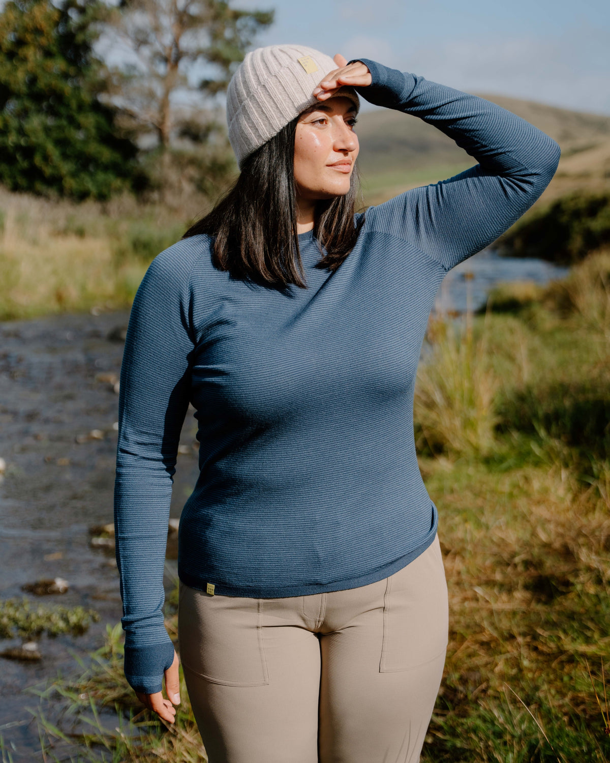 Fern Stripe Merino Base Layer