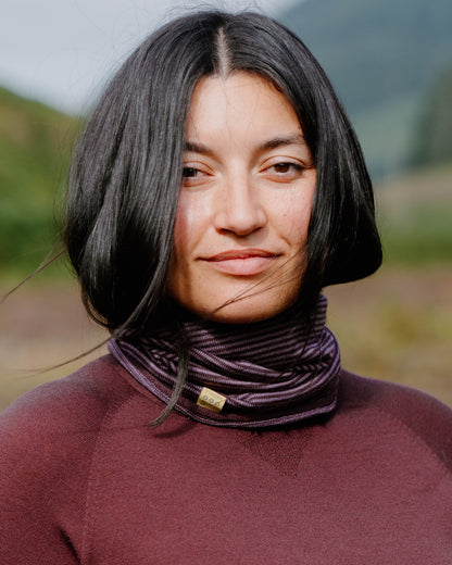 Betty Merino Fine Stripe Neck Warmer