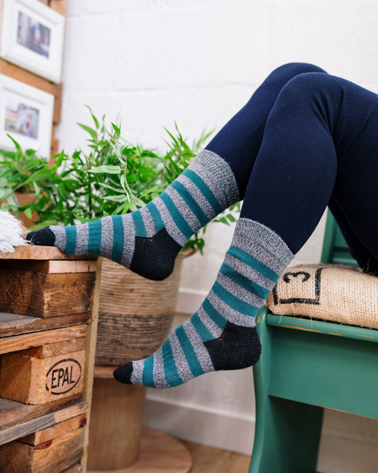 Skye Stripe Merino Socks