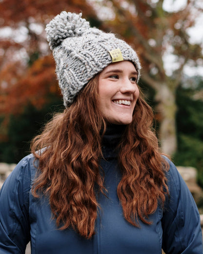 Merino Blend Cable Bobble Hat