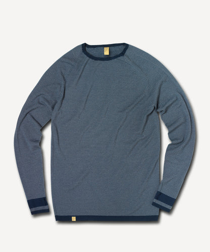 Linton Merino Stripe Base Layer - Relaxed Fit