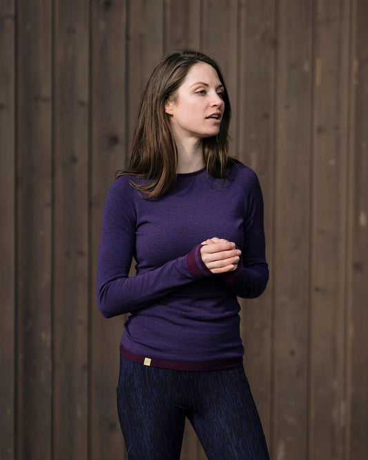 Fern Stripe Merino Base Layer