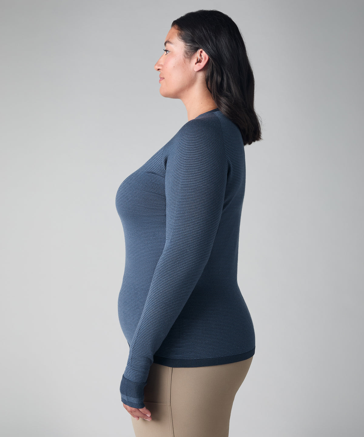 Fern Stripe Merino Base Layer